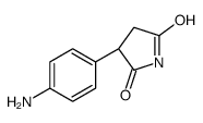 (3R)-3-(4-aminophenyl)pyrrolidine-2,5-dione结构式