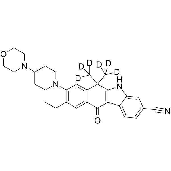 Alectinib-d6结构式