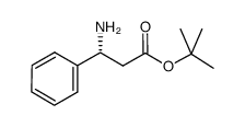 (3R)-3-氨基-3-苯基丙酸叔丁酯结构式