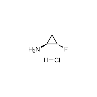 (1S,2S)-2-Fluorocyclopropan-1-amine hydrochloride Structure
