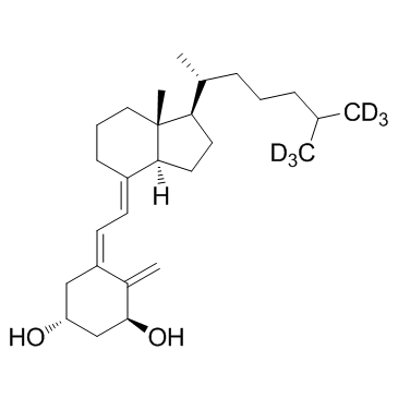 阿尔法骨化醇-D6结构式