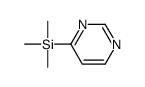 4-(三甲基甲硅烷基)嘧啶结构式