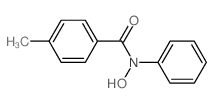 Benzamide,N-hydroxy-4-methyl-N-phenyl-结构式