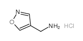 ISOXAZOL-4-YLMETHANAMINE HYDROCHLORIDE structure