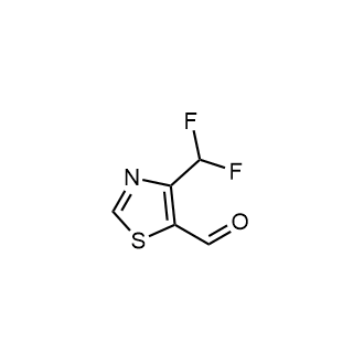4-(Difluoromethyl)thiazole-5-carbaldehyde Structure