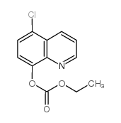 碳酸-5-氯-8-喹啉基-乙基酯结构式