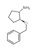 (1S,2S)-反-2-苄氧基环戊胺结构式