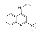 1-[2-(三氟甲基)-4-喹啉]肼结构式