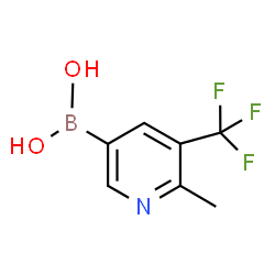 (6-甲基-5-(三氟甲基)吡啶-3-基)硼酸图片