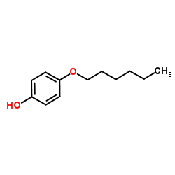 4-己氧基苯酚结构式