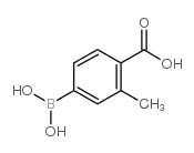4-硼基-2-甲基苯甲酸结构式