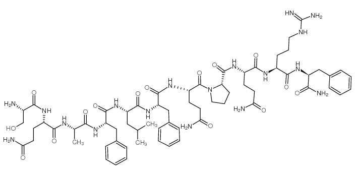 Neuropeptide SF (human) trifluoroacetate salt structure