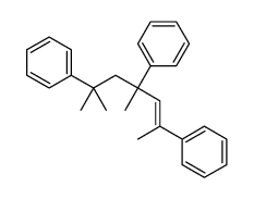 1,1',1''-(1,3,5,5-tetramethylpent-1-ene-1,3,5-triyl)tribenzene结构式