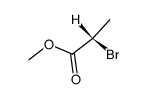 [R,(+)]-2-Bromopropanoic acid methyl ester结构式