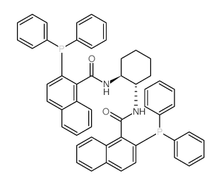 N,N'-((1S,2S)-CYCLOHEXANE-1,2-DIYL)BIS(2-(DIPHENYLPHOSPHINO)-1-NAPHTHAMIDE) picture