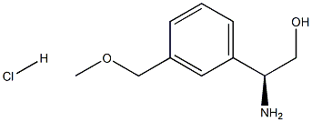 (S)-2-Amino-2-(3-(methoxymethyl)phenyl)ethanol hydrochloride Structure