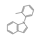 1H-Indole, 1-(2-Methylphenyl)-结构式