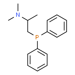 1-(Diphenylphosphino)-N,N-dimethyl-2-propanamine Structure