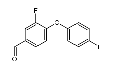 3-fluoro-4-(4-fluorophenoxy)benzaldehyde Structure