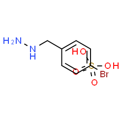 (4-溴苄基)肼硫酸盐结构式
