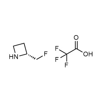 (2R)-2-(氟甲基)氮杂环丁烷三氟乙酸结构式