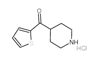 哌啶-4-基(噻吩-2-基)甲酮盐酸盐结构式