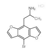 Bromo-DragonFLY (hydrochloride) Structure