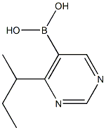 4-(sec-Butyl)pyrimidine-5-boronic acid Structure