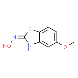 2(3H)-Benzothiazolone,5-methoxy-,oxime(9CI) Structure