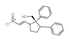 ((2S)-1-(-2-NITROVINYL)-2,3-DIPHENYLPYRROLIDIN-2-YL)METHANOL Structure