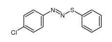 1-(4-chlorophenyl)-2-(phenylthio)diazene结构式