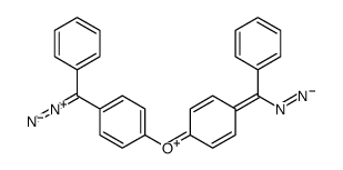 1-[diazo(phenyl)methyl]-4-[4-[diazo(phenyl)methyl]phenoxy]benzene Structure