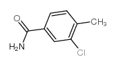 3-氯-4-甲基苯甲酰胺结构式