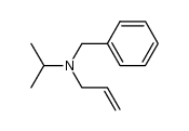 N-benzyl-N-isopropylallylamine Structure