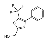 2-(羟基甲基)-4-苯基-5-(三氟甲基)噻吩结构式