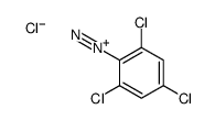 2,4,6-trichlorobenzenediazonium,chloride Structure