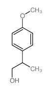 Benzeneethanol,4-methoxy-b-methyl- Structure