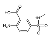 4-甲磺酰基- N-甲基-2-硝基苯胺结构式