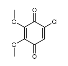 2-Chloro-5,6-dimethoxybenzoquinone Structure