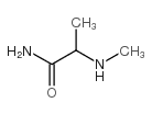 N~2~-甲基丙氨酸酰胺结构式