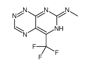N-Methyl-5-(trifluoromethyl)pyrimido[5,4-e]-1,2,4-triazin-7-amine Structure