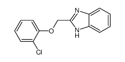2-[(2-chlorophenoxy)methyl]-1H-benzimidazole结构式