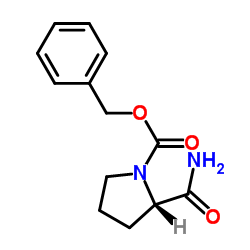 N-CBZ-L-脯氨酰胺结构式