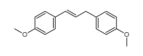 (E)-4,4'-(prop-1-ene-1,3-diyl)bis(methoxybenzene)结构式