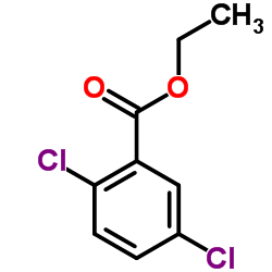 2,5-二氯苯甲酸乙酯结构式