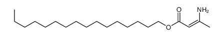 hexadecyl 3-amino-2-butenoate结构式