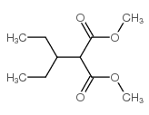 DIMETHYL 2-(1-ETHYLPROPYL)MALONATE Structure