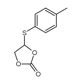 4-(p-tolylthio)-1,3-dioxolan-2-one结构式
