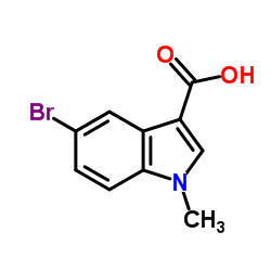 5-Bromo-1-methyl-1H-indole-3-carboxylic acid structure