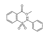 methyl 2-(anilinosulfonyl)benzoate Structure